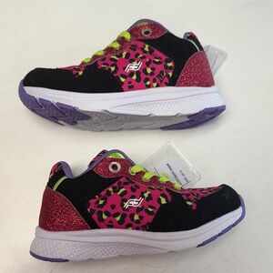 Friendly Shoes Kids' Excursion Electric Leopard Sneakers size 13